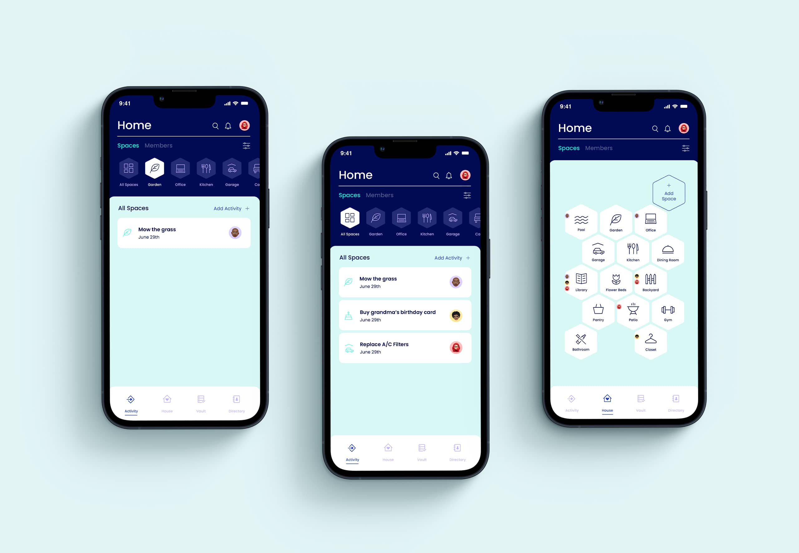 eeva App Mockups